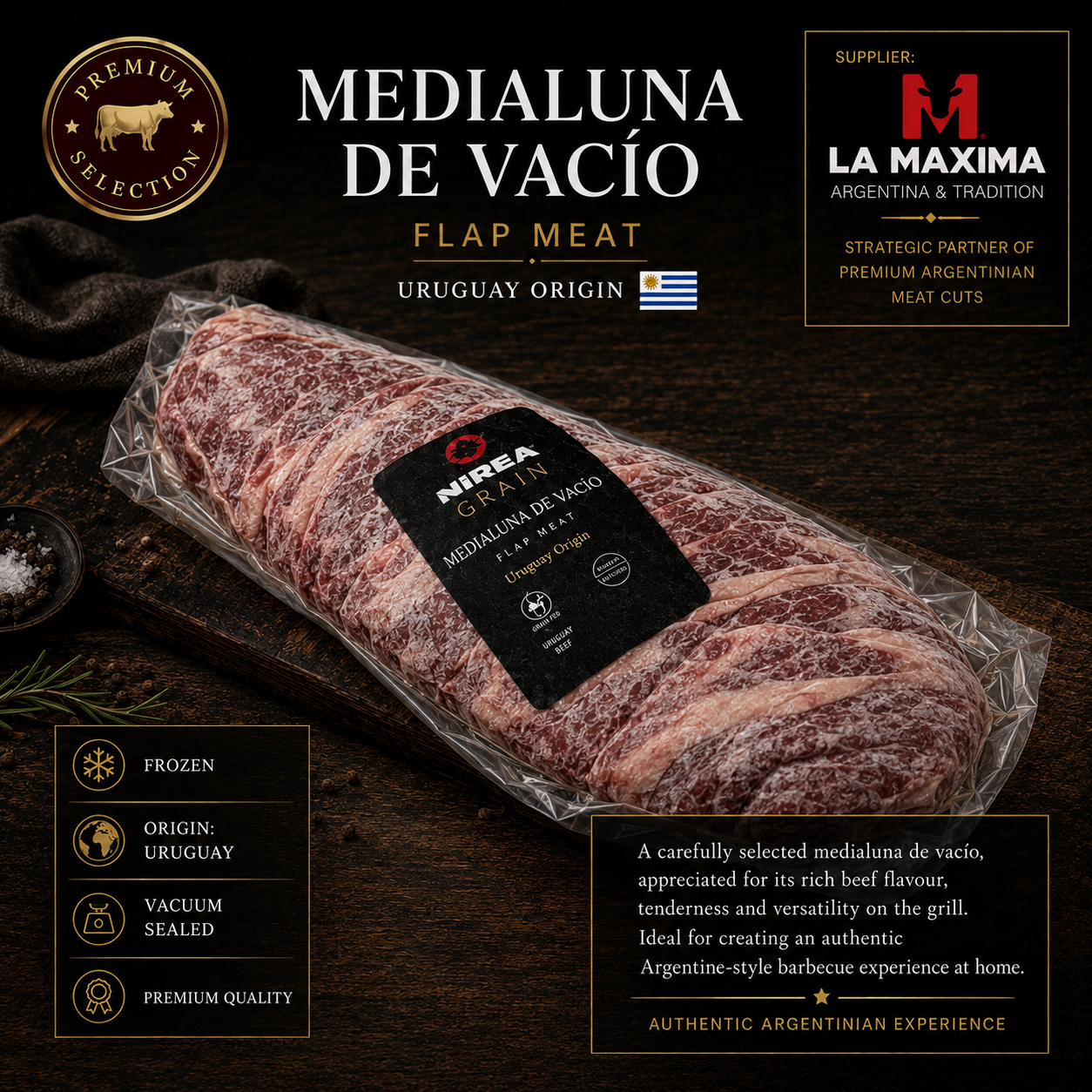 Medialuna de vacío - 1 Kg aprox.