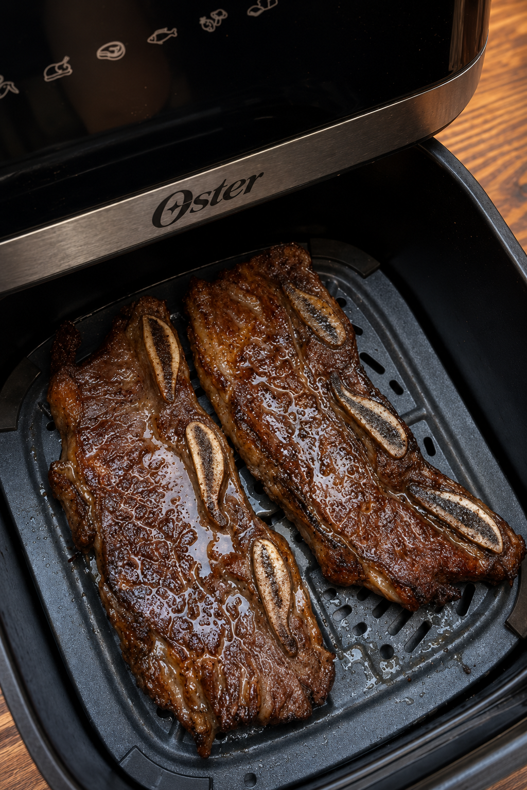 Costilla banderita en Air Fryer con Hierbas