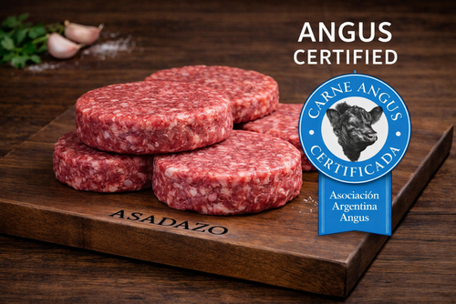 Black Angus certified burgers - 0,8 Kg aprox ( 4 units - 200 g each.)
